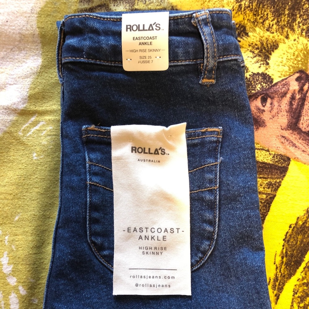 ROLLA’S Eastcoast Ankle Skinny High Rise NWT 25